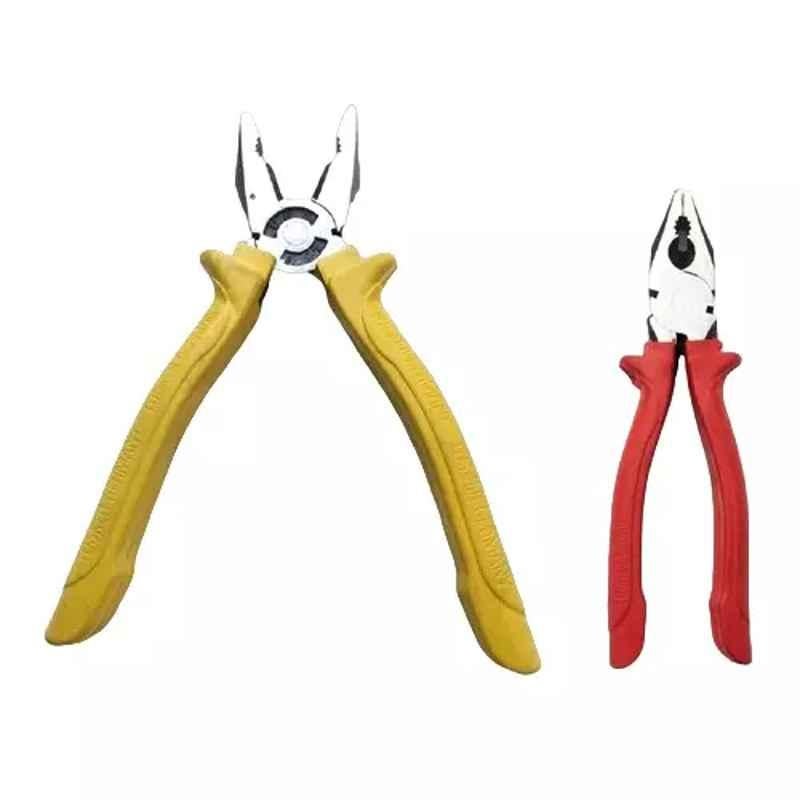 Sky Blue 2 Pcs 7.8 inch Lineman Plier Combo, SBE_PLIER_COMBO_MOD_01545