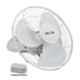 iBELL ORBIT03IBS 50W White Roto Grill Hanging Cabin Wall Fan, Sweep: 380 mm