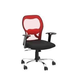 CELLBELL Tauras Lite C100 Mesh Medium Back Red Ergonomic Chair
