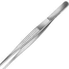 Tosh 6 inch Stainless Steel Plain Dissecting Tissue Forcep, SDL007554271