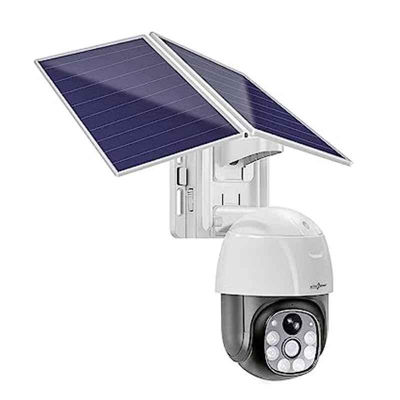 4G Solar PTZ Camera IP66 Waterproof PIR Motion Detection Color