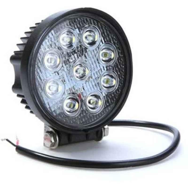 Buy JBRIDERZ Bike 9 Led 27W Round Fog Light For Hero Cd 100 Online