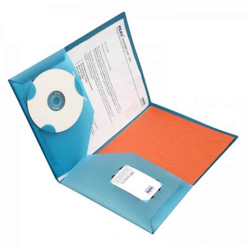 Solo A4 Translucent Blue Presentation Folder, RC607 (Pack of 20)