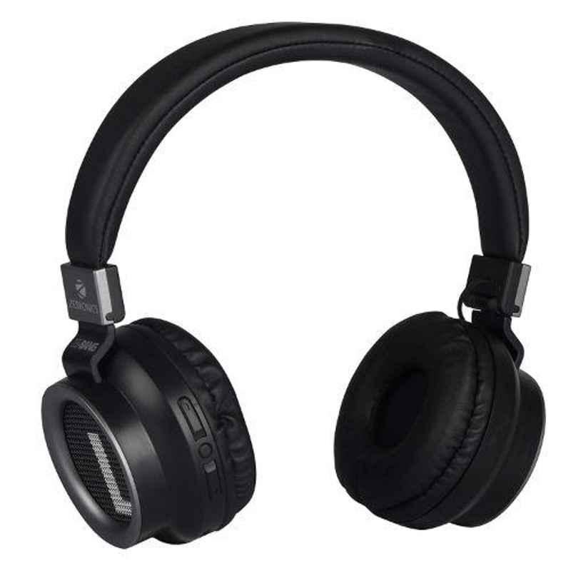 Zebronics Black Bluetooth Headphone with Mic, ZEB-BANG