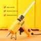 Deli DL2540 40W Yellow Professional High Temp Hot Melt Glue Gun with Stick