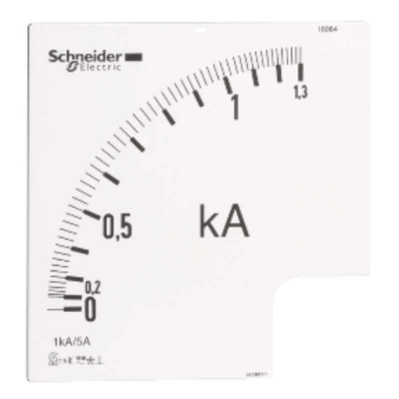 Schneider 1000/5 A Ammeter Dial Power Logic, 16084