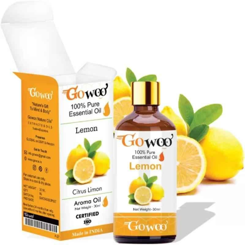 GoWoo 30ml Virgin & Undiluted Lemon Oil, GoWoo-P-82