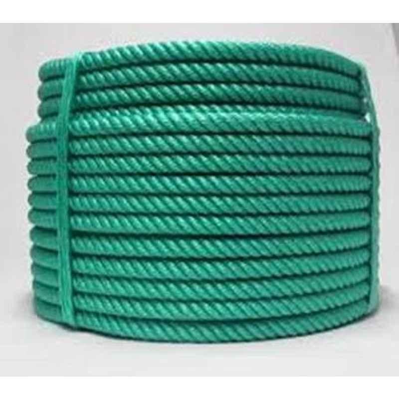 Premium Polypropylene Rope, Yellow/Blue 3-Strand Twisted