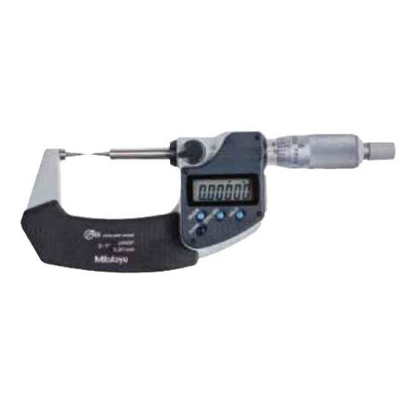 Mitutoyo 25-50 mm Carbide Tip Point Digital Micrometer, 342-252-30