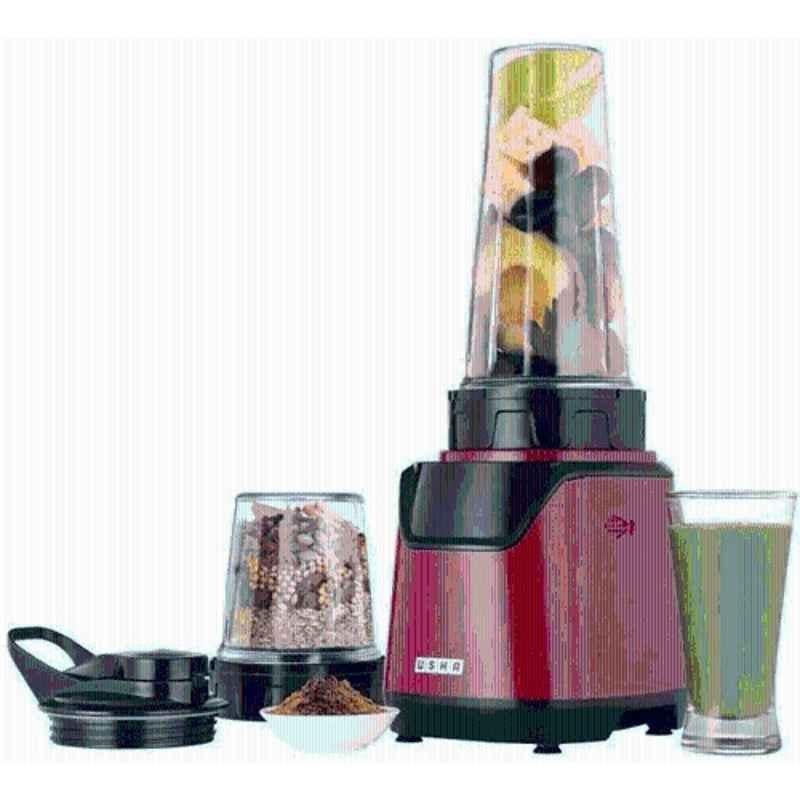 Usha Nutrimagna Pro 600W Maroon Mixer Grinder with 2 Jars