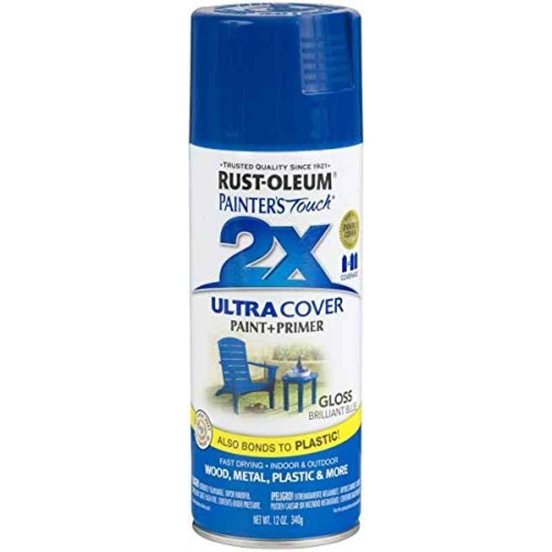 Rust-Oleum Painters Touch 12oz Brilliant Blue 249120 Glossy Ultra Cover Spray Paint