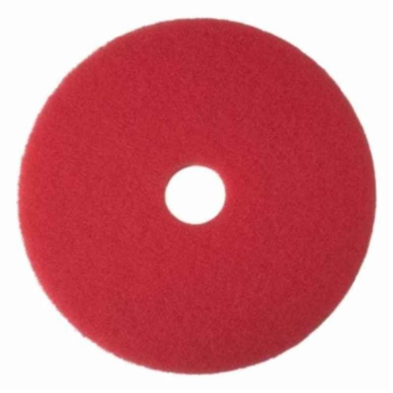 3M 5Pcs 432mm Red Economy Cleaning Floor Pad Case