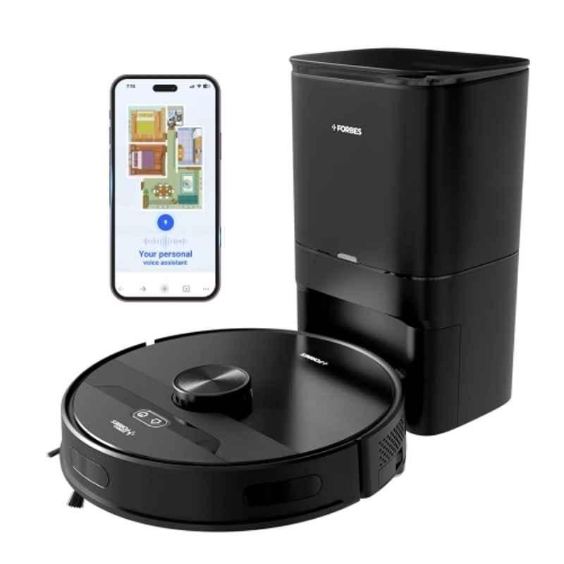 Eureka Forbes SmartClean Auto Bin 5000Pa 5000mAh Black Robotic Vacuum Cleaner, GVCDFR5XA00000