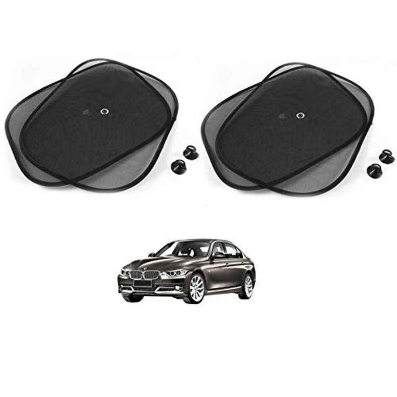 Kozdiko 4 Pcs Black Chipokoo Car Window Sunshade Curtain Set for BMW 3 Series, koz_78837