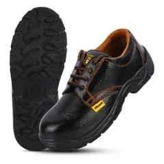 Foot Trends MG-D Rock Steel Toe Black & Tan Safety Shoes, Size: 9
