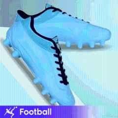 Nivia Airstrike PU Sole Blue Football Shoes for Men, Size: 6