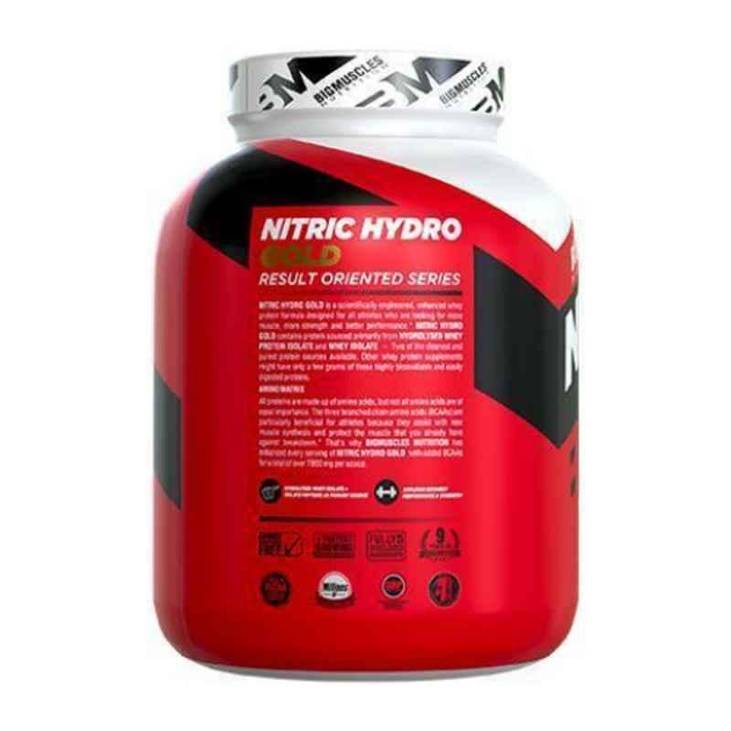 Big Muscles 2kg Rich Chocolate Nitric Hydro Gold Protein