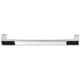 Aquieen 160mm Malleable Wenge Wardrobe Cabinet Pull Handle, CB25-160 (Pack of 2)