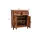 Angel Furniture 80x40x90cm Honey Wooden Lacquar Finish Solid Sheesham Wood Lowboy Cabinet, AF-160H