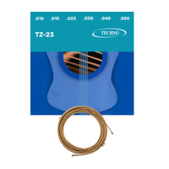 Techno 0.010-0.046 Bronze Guitar String, RJ-AGSTZ-23