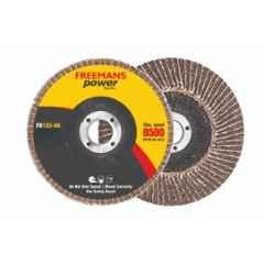 Freemans 125mm A60 Grit Calcine Aluminium Oxide Brown Power Flap Disc, FD-125-60 (Pack of 10)