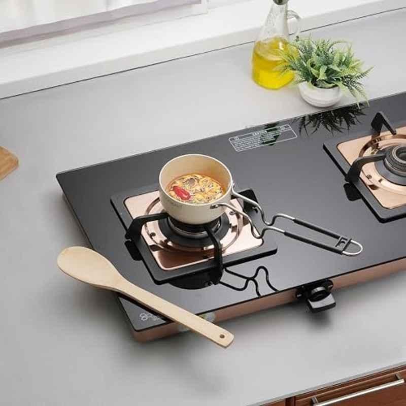 Cookaid Neo 0.4 Litre 11cm Aluminium Cream Non Stick PTFE Coated Tadka Pan, CKD-NS-TP10-15