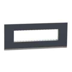 Schneider Electric Unica Pure Plastic Surround Grid Plate, UNSCP8ML_GY (Pack of 5)