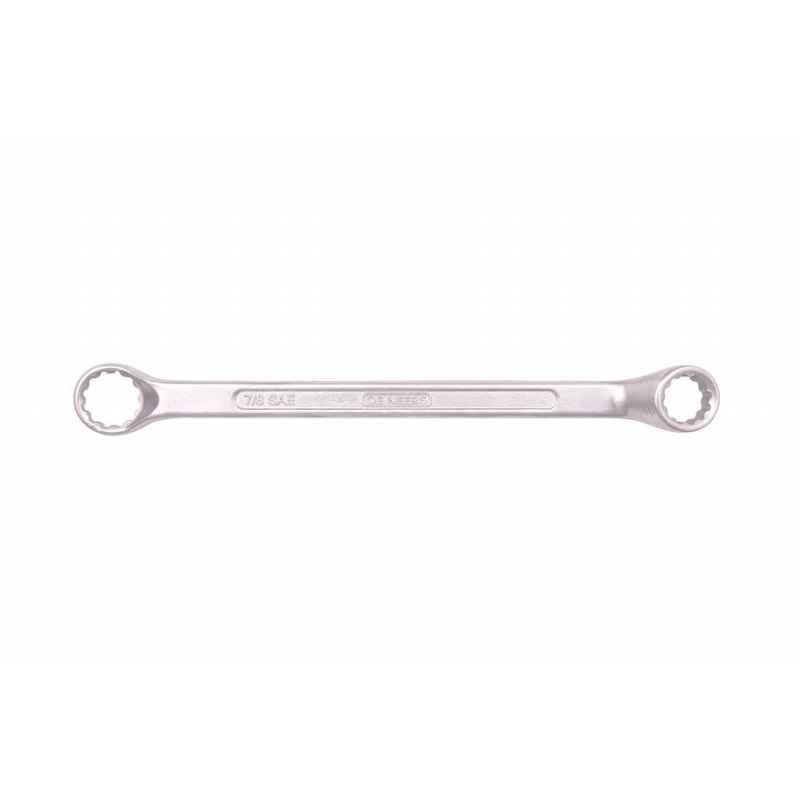 De Neers 9/16x5/8 inch Chrome Finish Ring Spanner