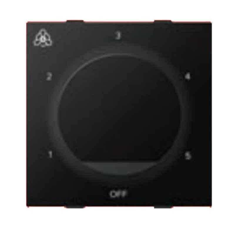 Anchor Ziva 100W 2 Module Black 5 Step Fan Regulator, 68302B (Pack of 10)
