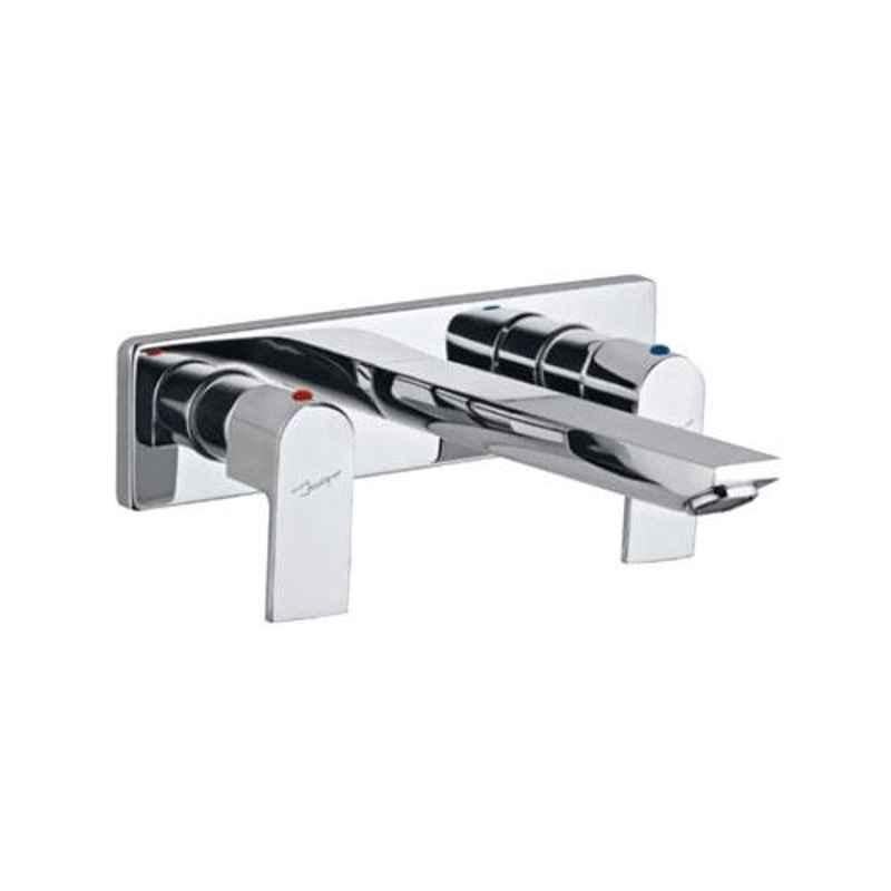 Jaquar Lyric Graphite Two Concealed Stop Cocks with Basin Spout, LYR-GRF-38433