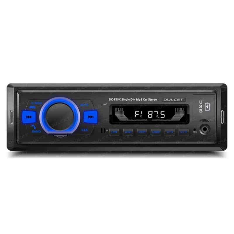 Dulcet DC-F30X 220W High Power Output Universal Fit Single Din Car Stereo with Dual USB Ports