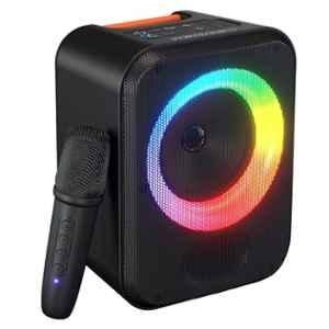 Portronics Apollo 30 30W Black Bluetooth Speaker with Wireless Karaoke Mic, POR 2737