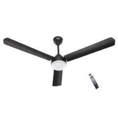 Airelec Gloria Stylo Glow 28W 350rpm 5 Star Smoke Brown 3 Blade BLDC Ceiling Fan with Remote & 2 Years Warranty, AIRCFH2-03, Sweep: 1200 mm