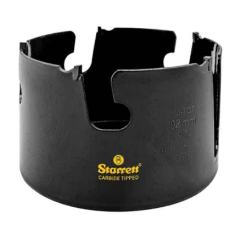 Starrett 102mm Black Tungsten Carbide Tipped Multi Purpose Hole Saw, MPH0400