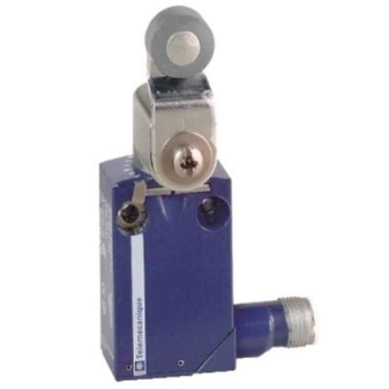 Schneider 1C/O XCMD M12 Steel Ball Bearing Mounted Roller Lever Limit Switch, XCMD2117M12