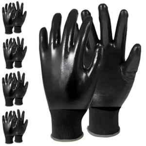 Mastership 9 inch Nitrile Black Safety Hand Gloves (Pack of 220)