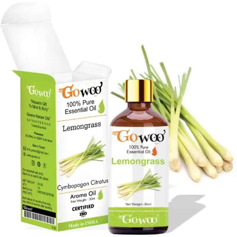 Buy GoWoo 30ml Virgin Lemongrass Essential Oil, GOWOO-P-83 Online At Price  ₹306