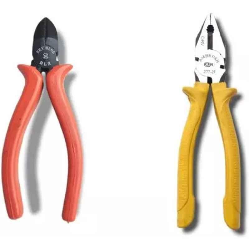 Sky Blue 2 Pcs 7.8 inch Lineman Plier Combo, SBE_PLIER_0556