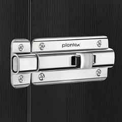 Plantex Premium Heavy Duty Door Stopper/Door Lock Latch for Home and Office Doors/Baby Latch (Pack of 10) (Chrome)