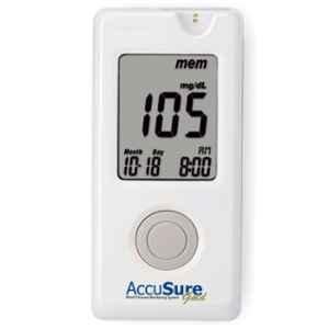 Accusure Gold Glucose Monitor with 25 Blood Glucose Test Strips