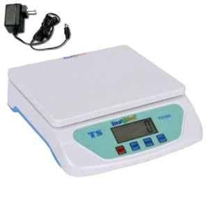 Stealodeal 25kg White Digital Weighing Machine with Adapter, TS-500