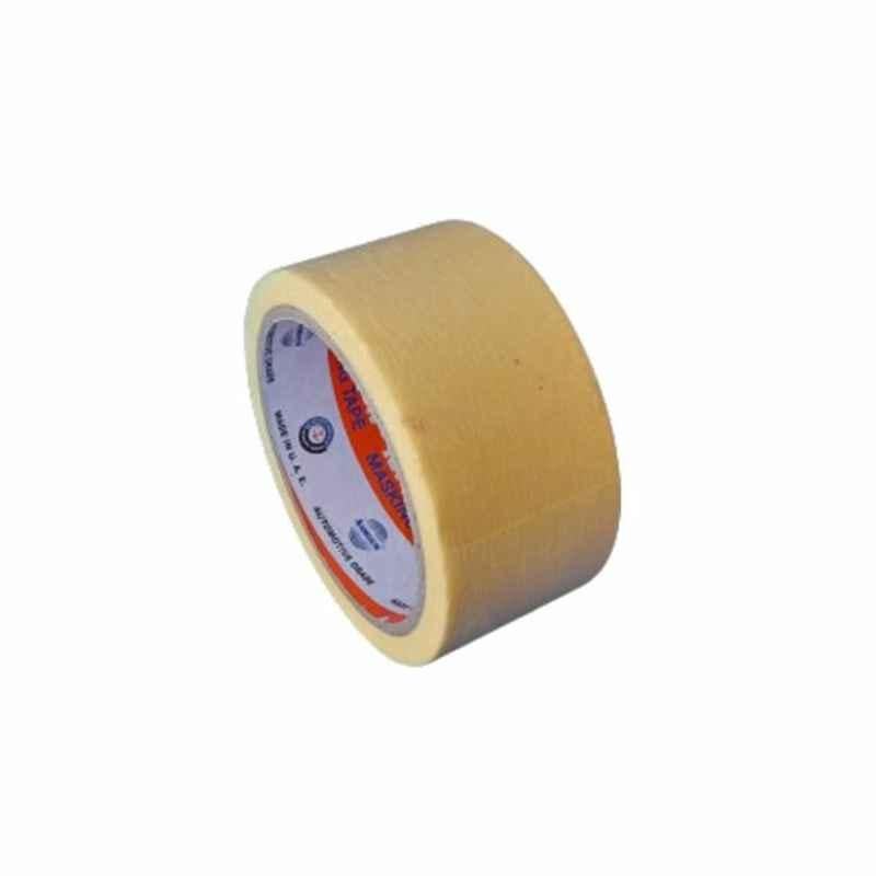 Asmaco Automotive Masking Tape, JAW028, 48 mmx25 Yards, Brown, 24 Rolls/Carton