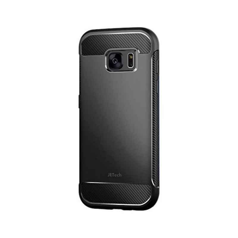 Jetech 3442-CS-S7-Armor-BK Thermoplastic Polyurethane Black Protective Case Cover for Samsung Galaxy S7