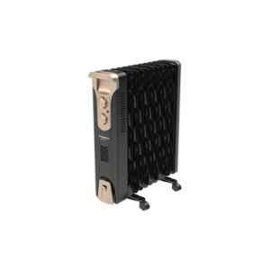 Crompton Insta Fervor 11 Fins 2900W Black & Copper Oil Filled Room Heater with 400W PTC Heating Element & 2 Years Warranty, ARH-OFR2900W11FL