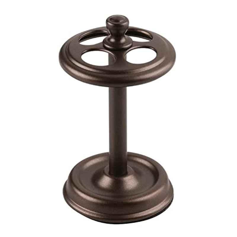 Inter Design York Metal Bronze Toothbrush Stand, 111441