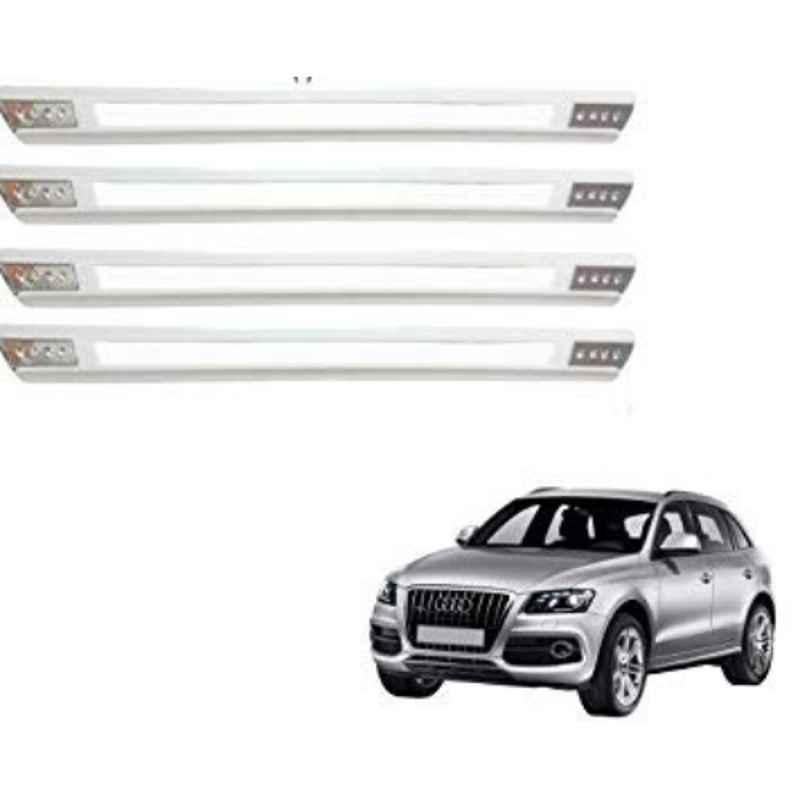 Kozdiko 4 Pcs Designer White Dotted Bumper Protector Set for Audi Q5