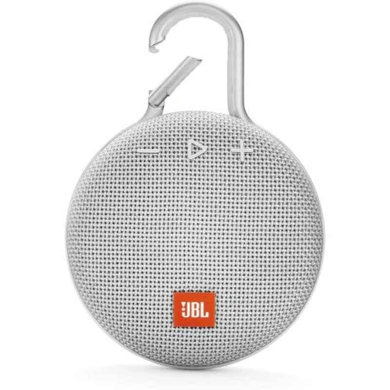 JBL Clip 3 3.3W White Bluetooth 4.1 Portable Speaker