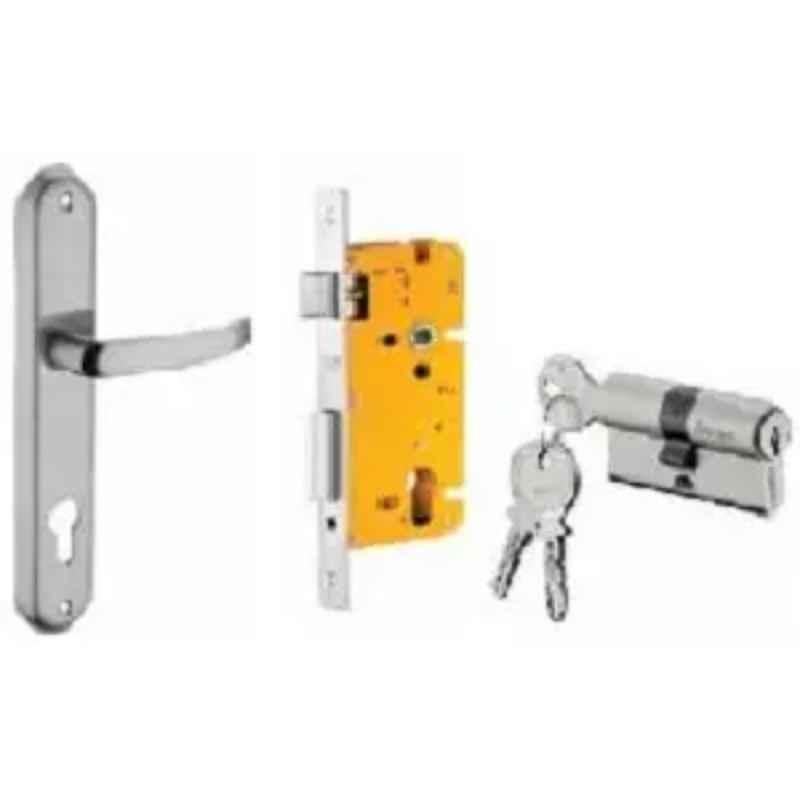 Dorset ML Series Ostler 60mm Stainless Steel Door Handle Lock Set with Both Side Key Cylinder