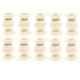 Nixnine Plastic Ivory Magnetic Door Stopper, NO-7_IVR_10PS_A (Pack of 10)