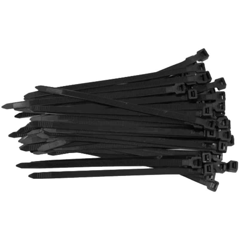 Yato 50 Pcs 550x9mm Polyamide Black Cable Tie Packet, YT-70657